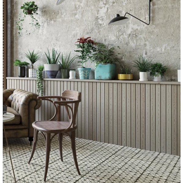 Płytka ścienno-podłogowa FS TEMPLE BLACK 45X45 Peronda